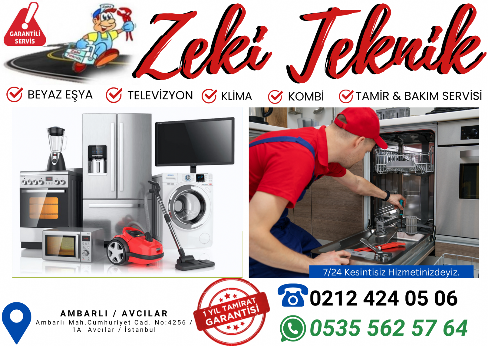Ambarlı Bosch Beyaz Eşya Servisi